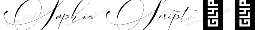 Sophia Script字体转换